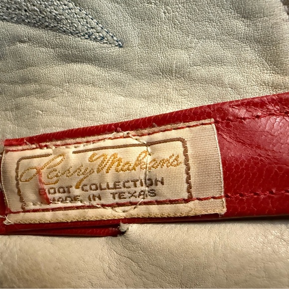 Larry Mahan Red Cowgirl Boots - Picture 7 of 9